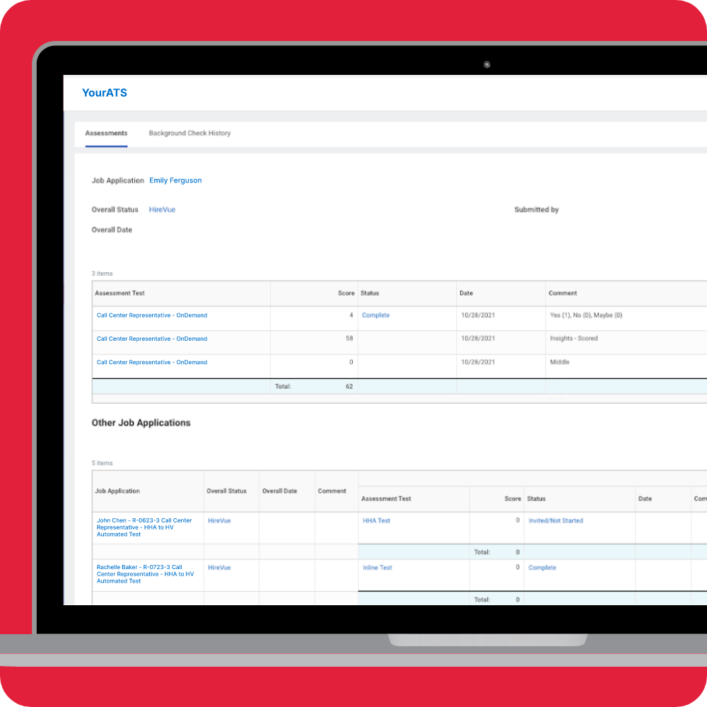 HireVue applicant tracking system